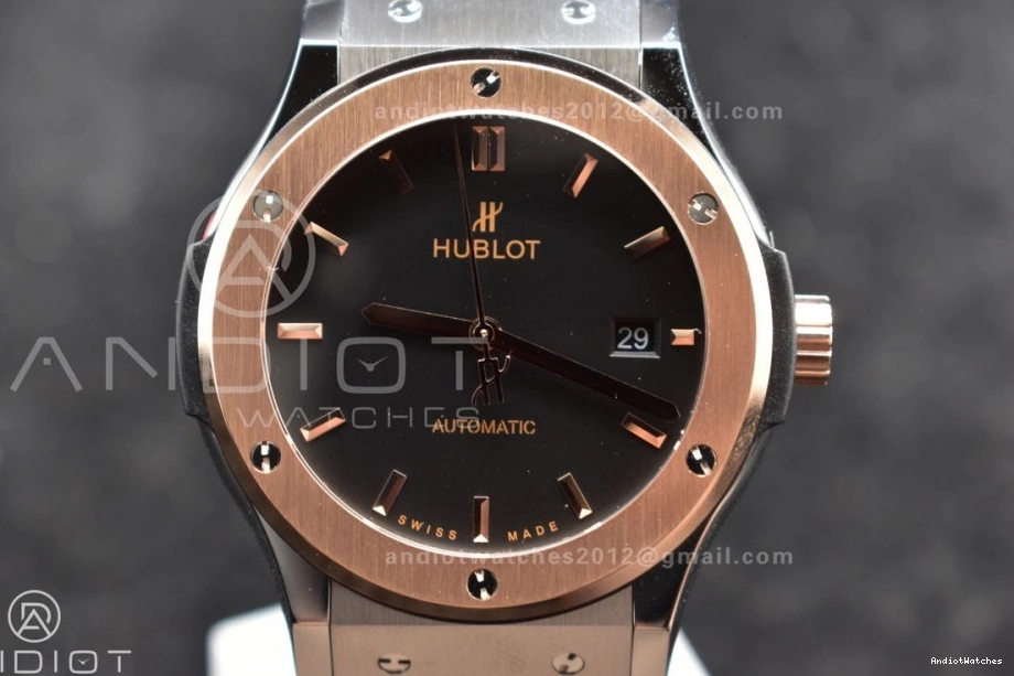 588 Dial Bold Gummy 45mm Edition 1:1 Strap Black Fusion HBF A on Best RG Black 0404